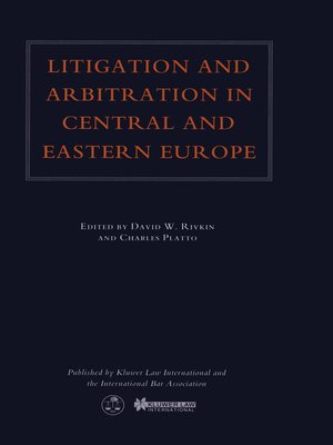 cover image of Litigation and Arbitration in Central and Eastern Europe